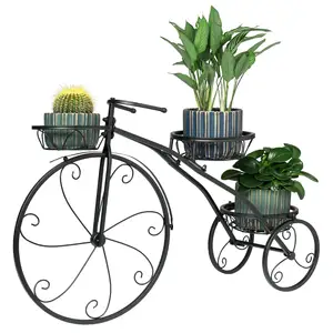Bộ sưu tập chất lượng dây kim loại cổ xe đạp hình dạng Chậu hoa cho trang trí sân vườn On Sale Hot