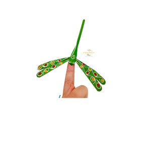 Jouet éducatif artisanal traditionnel en bambou Vietchoice, libellule, écologique, taille personnalisée, décoration - Product Image 2