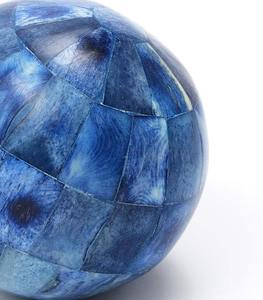 Indian Love Home : Ensemble de vaisselle, sculptures et organisateurs décoratifs en bois et os naturel, avec accents en os, modèle disponible - Product Image 2