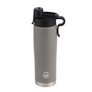 Borraccia termica in acciaio inossidabile grigio da 500 ml per ogni occasione - Product Image 1