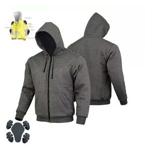 Veste en polaire blindée pour motards de rue, sur mesure, couleurs unies, avec capuche imperméable, coupe-vent, séchage rapide - Product Image 4