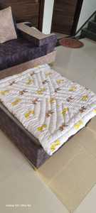 Enfants indiens imprimé bébé couette à la main coton literie Jaipuri Rajai Super doux coton couette couvre-lit couette jeter décor à la maison - Product Image 4