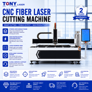 Máquina de Corte Láser de Fibra CNC TONY LASER 6KW 6000W 4015 para Acero Inoxidable con Corte Más Rápido y Bajo Consumo de Gas - Product Image 4