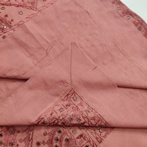 ที่คลุมเตียงกระจกผ้าคลุมเตียงผ้าฝ้ายงานแฮนด์เมดแบบอินเดียปักลายดอกไม้แขวนผนังผนังบ้าน - Product Image 1