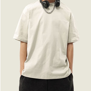 T-shirts surdimensionnés pour hommes pour impression personnalisée-260GSM coton lourd, antibactérien, commande en gros - Product Image 1