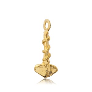 Colgante de Plata de Ley 925 con Diseño de Martillo de Thor, Hecho a Mano en Turquía, Venta al por Mayor - Product Image 1