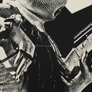 T-shirt streetwear ample et épais de haute qualité, écologique, avec impression personnalisée, en coton lourd, coupe courte, motif graphique pour homme - Product Image 3