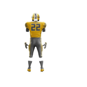 UNIFORMES DE FÚTBOL AMERICANO PERSONALIZADOS, plantilla de diseño de uniforme de fútbol americano 100% poliéster - Product Image 3