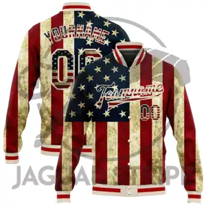 OEM उच्च गुणवत्ता वाले कस्टम प्रिंट कढ़ाई वाले जैकेट यूनिसेक्स बेसबॉल अमेरिकन लेटरमैन जैकेट ओवरसाइज़्ड जैकेट