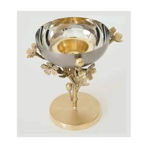 Venta caliente quemador de incienso árabe moderno decoración del hogar Bakhoor Material de semilla de madera de Metal tendencia de Oriente Medio aromático hecho a mano - Product Image 3