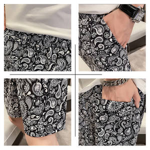 Pantalones cortos de diseño de sublimación personalizados con precio de venta completo para hombre de nueva tendencia Material personalizado nuevos pantalones cortos deportivos informales para hombre a la venta - Product Image 3
