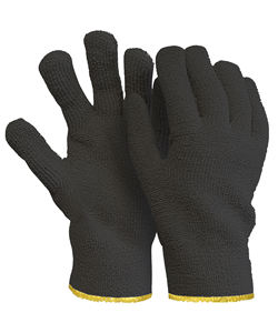 ถุงมือผ้าฝ้ายเทอร์รี่แบบถักไร้รอยต่อ OEM สำหรับอุตสาหกรรมอัตราความปลอดภัยทางความร้อนป้องกันความร้อนซักได้ - Product Image 3