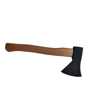 Hache à tête polie brillante et tranchante avec manche en bois lisse pour outils de charpentier - Product Image 3