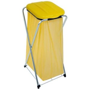 Egogrid 1 Assorted <b>Large</b> Steel Waste Bag Holder (130Lt) Home Kitchen Hanging Waste Management Container Recycle <b>Bin</b> 210711 - Product Image 1
