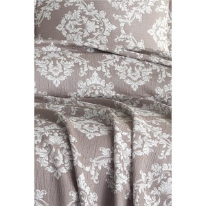 Varol Damasco Luxury <b>Single</b> Queen King Twin Size <b>Bedspread</b> Customized Microfiber Polyester Embroidery Print Plant for Home Hotel - Product Image 3