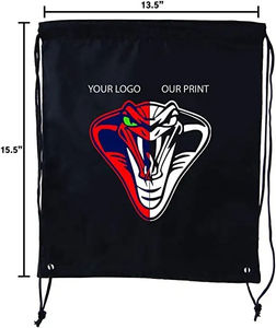 Sac à dos de sport à cordon de serrage personnalisé pour grossistes, petit sac à cordon de serrage, sacs de sport en plusieurs couleurs et tailles - Product Image 3