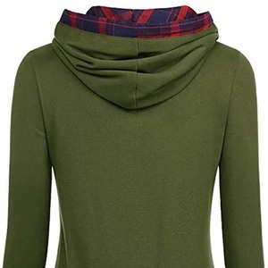 Top Selling Women's Hoodies 3D Embroidery Front Design Fleece Fabric Quick Dry Eco-Friendly Breathable Long Sleeves Wholesale - Product Image 3