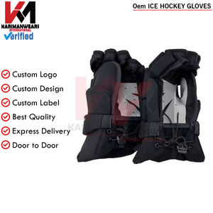 Venta al por mayor OEM Guantes de hockey sobre hielo Estilo profesional Envío internacional rápido OEM Guantes de hockey sobre hielo Diseño personalizado Transpirable - Product Image 6
