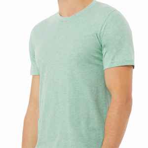 T-shirts à col ras du cou 100% coton pour hommes, manches courtes, coupe classique, vente en gros, vêtements d'été, tissu tricoté - Product Image 2