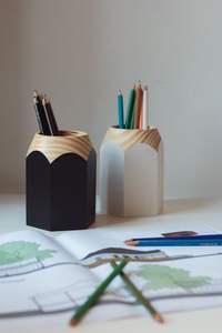 <b>Wooden</b> Pencil case <b>Desktop</b> Stationery Storage Box - Product Image 6