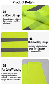 เสื้อกั๊กทำงานสะท้อนแสงเสื้อกั๊กนิรภัยดีไซน์ทันสมัยใส่สบาย - Product Image 6