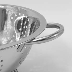 Passoire en acier inoxydable poignées robustes et Base d'anneau solide auto-drainante - Product Image 6