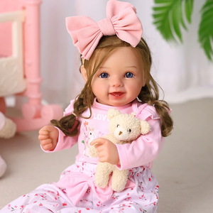 Muñeca Bebé Reborn de Vinilo Realista de 20 Pulgadas, Marca Babeside <span class=keywords><strong>Susan</strong></span>, con Ojos Abiertos, Pintada a Mano, Juguete Educativo para Niñas - Product Image 2