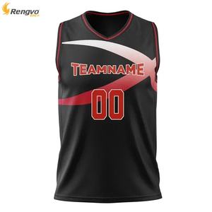 Camiseta de baloncesto Reversible personalizada con logotipo de diseño de talla grande en color estampado por sublimación en blanco OEM - Product Image 3