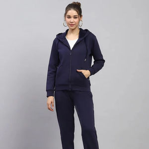 Ensemble de survêtement d'hiver personnalisé, sweat à capuche et pantalon de jogging court au-dessus du genou, tenue décontractée en deux pièces pour hommes et femmes - Product Image 1