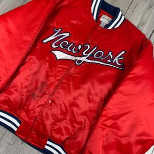 TITLISTS-Blouson blouson de sport léger en satin avec logo personnalisé pour l'industrie, veste baseball letterman, veste universitaire en soie rouge pour hommes, veste en satin - Product Image 6