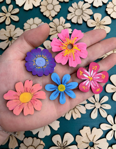 ชุดงานฝีมือดอกไม้ไม้ที่ยั่งยืน-โครงการ DIY เพื่อการศึกษาสำหรับเด็กเล่นสร้างสรรค์ | Viet fargimex - Product Image 3