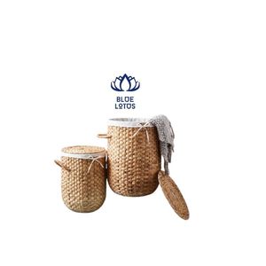 Panier à linge en jacinthe d'eau - Product Image 1