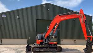 Excavadora Compacta KX080-4 con Motor, Capacidad del Cucharón de 0.25m, Peso Operativo de 18366kg, Origen Estadounidense, Certificada - Product Image 4