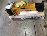 Marteau hydraulique de type boîte SB30 pour excavatrices de 2,5 à 4,5 tonnes, utilisation en construction et dans l'exploitation minière, garantie 1 an
