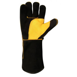 Nouveau 2025 Prix d'usine Gants de soudage exigeants Gants de travail d'hiver en cuir de vache fendu - Product Image 3