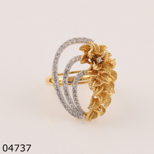 แหวนหมั้นผู้หญิงทองคำโรสโกลด์ 14K เพชรเพาะเลี้ยงทรงบริลเลียนท์คัทที่ได้รับการรับรอง สำหรับวันวาเลนไทน์ ขายส่ง - Product Image 5