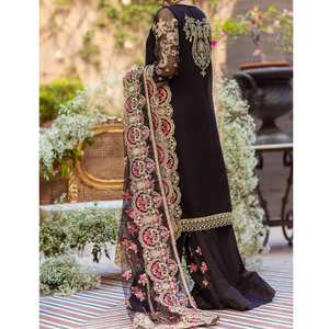 Pakistani Salwar Kameez Maxi Gown Elastic Waist Traditional Party Dress Sequined Wedding Dress Floor-Length Hot Sale for Women - Product Image 6