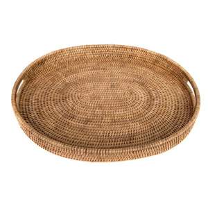 Plateau de service en rotin en osier de bambou naturel de haute qualité pour ustensiles de cuisine accessoires pour la maison et artisanat de décoration - Product Image 6