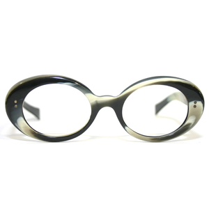 Gafas Hechas a Mano con Montura de Cuerno Vintage, Monturas Únicas de Cuerno Animal Natural, Gafas con Montura para Rostro en Forma de Diamante - Product Image 4