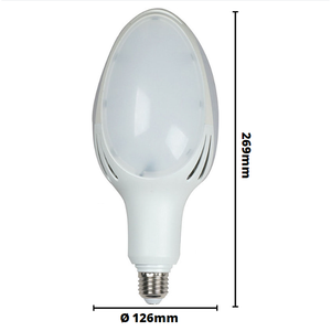Duralamp 70 Watt 4000K Bombilla LED con Conexión E27 y Adaptador para Diseño E40 Elisoidal - Product Image 3