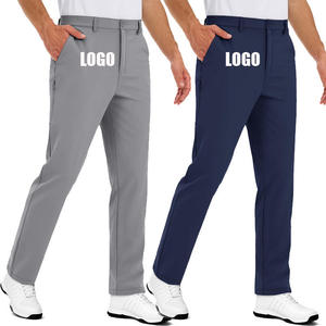 กางเกงกอล์ฟผ้าฝ้ายระบายอากาศน้ำหนักเบาสำหรับผู้ชายกางเกงวิ่งสำหรับใส่ตีกอล์ฟกางเกงวิ่งสำหรับ100% โลโก้ตามสั่ง - Product Image 1