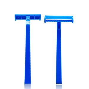 Rasoir en or rose avec logo personnalisé Rasoir de sécurité écologique à double tranchant pour femmes Rasoir fermé - Product Image 2