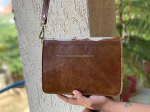 Sac à main en cuir véritable fourrure de vache fait à la main, sac à main élégant pour femmes, sac à bandoulière cheveux sur sacs en cuir - Product Image 5