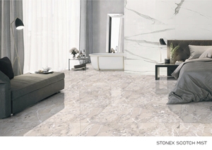 Azulejos de porcelana pulida brillante esmaltada de 600x1200mm, azulejos para el hogar con aspecto de mármol, azulejos grises para Hotel - Product Image 4