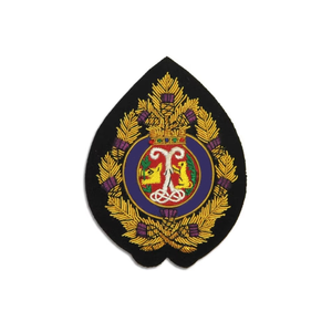 Premium Custom Hand Embroidered Bullion Wire Badges & Fabric Badge <b>Holder</b>-Eco-Friendly Nickel-Free Luxury Badges Manufacturer - Product Image 1