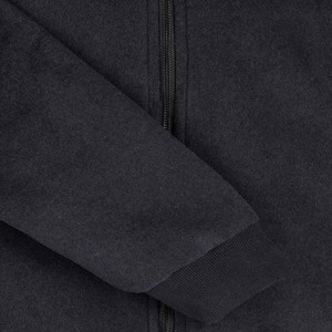 Ventes en gros de vestes pour hommes les plus vendues, fabrication OEM sur mesure, vestes bomber décontractées à col montant en laine à fermeture éclair, tendance actuelle - Product Image 4
