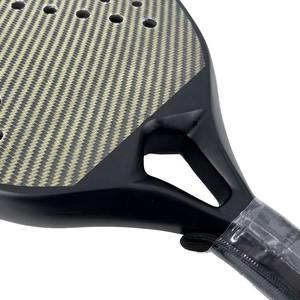 Raquette de padel professionnelle en fibre de carbone avec noyau en EVA |   Raquette de padel Diamond Round Teardrop |   Raquette de padel personnalisée avec logo OEM - Product Image 5