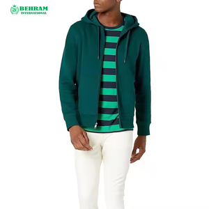 บริการ OEM เสื้อฮู้ดแขนยาวผ้าฝ้ายฟลีซ 100% แบบสวมใส่สบายๆ สำหรับผู้ชาย ออกแบบตามสั่ง - Product Image 2