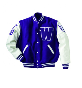 Blanco y Negro Personaliza tu propia chaqueta Varsity - Product Image 4