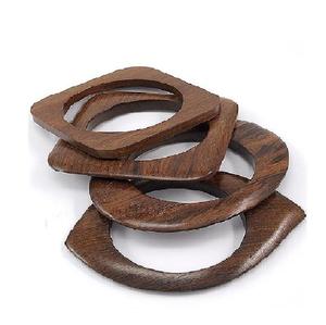 Rond de serviette de luxe, pour table salle de bain chambre éclaircissant fabriqué à la main élégance moderne. Fabriqué en bois naturel de haute qualité - Product Image 2